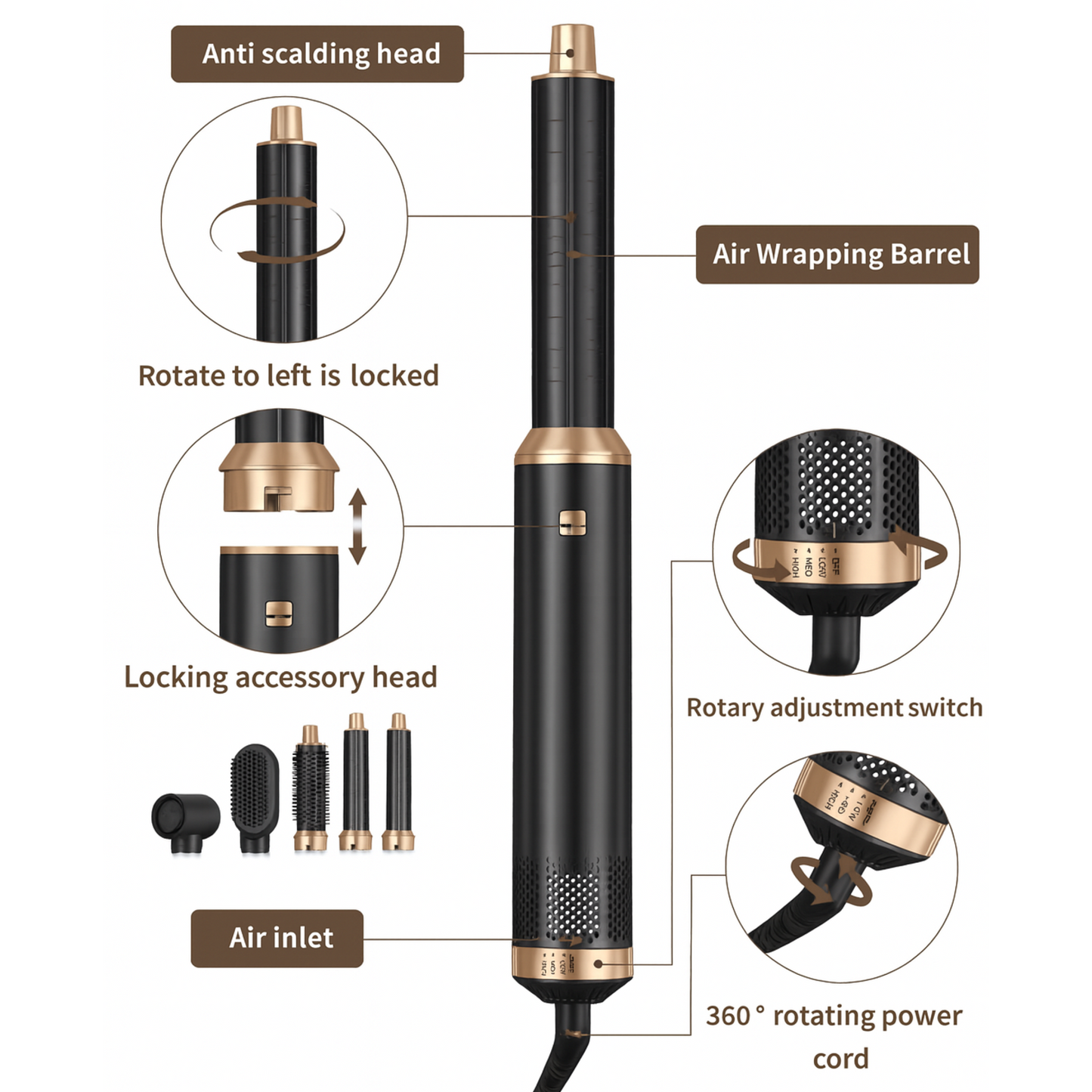 Curlsss™ Original 5-in-1 Air Styler